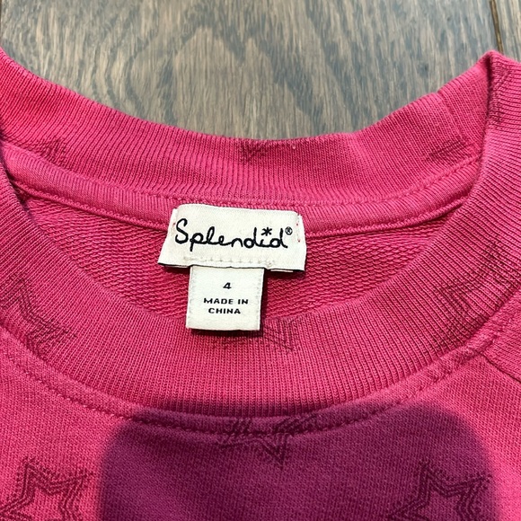 Splendid toddler Pink Star Sweater and Leggings Set - Picture 2 of 5